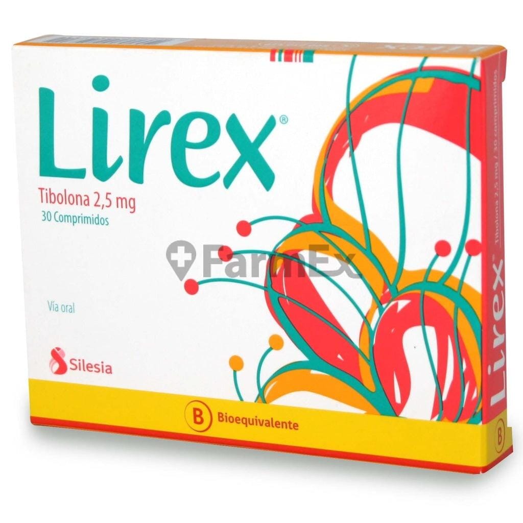 Lirex 2,5 mg x 30 comprimidos Farmex-Fonasa-Persistente